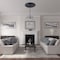 Ekena Millwork Classic Ceiling Medallion (Fits Canopies up to 5 1/2"), 41 1/8"OD x 4"ID x 2 1/8"P, Midnight Dream CM41CLMDF - alternate 2